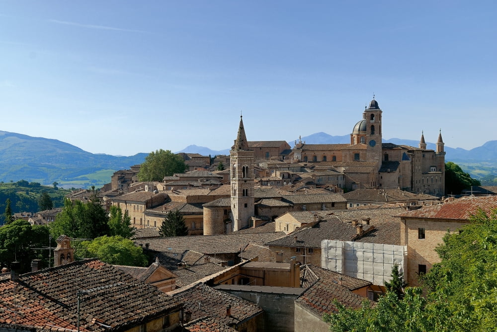 View Of The District Of Via Saffi And Via Bramante - Italy Canvas Art - (24 x 18)