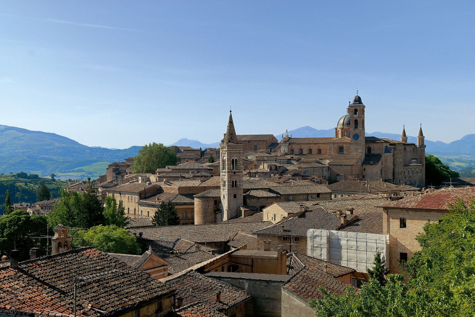 View Of The District Of Via Saffi And Via Bramante - Italy Canvas Art - (36 x 24)