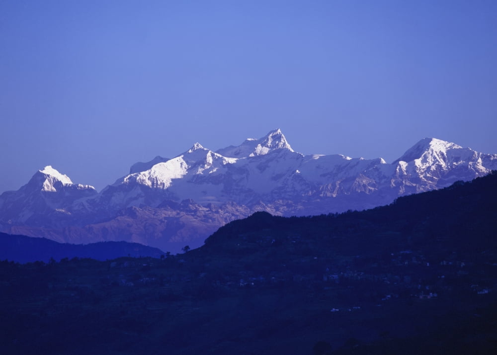 View Of The Himalayas Canvas Art - Chris Caldicott Design Pics (36 x 26)