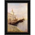 thumbnail image 1 of View Of Venice (The Dogana) 19x24 Black Ornate Wood Framed Canvas Art by Stewart, Julius LeBlanc, 1 of 2
