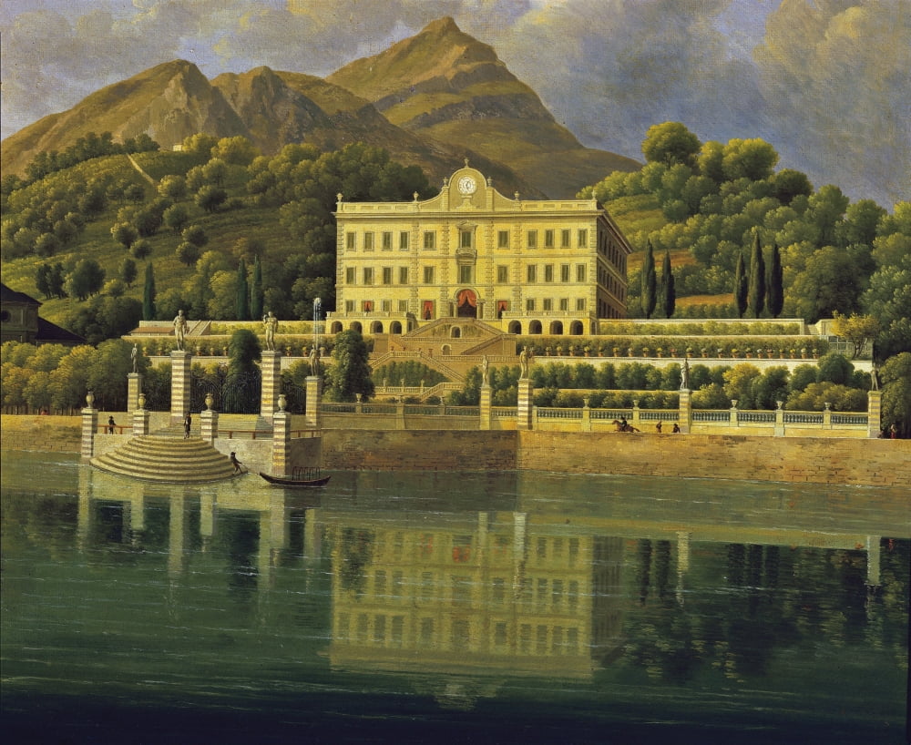 View Of Villa Sommariva Canvas Art -  (24 x 18)