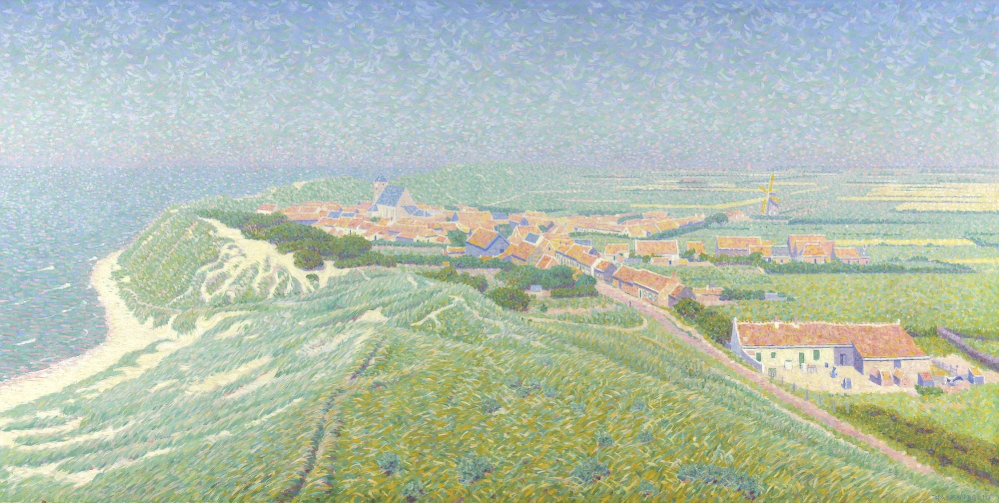 View Of Zoutelande On The Island Of Walcheren Canvas Art - (36 x 24)