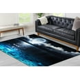 thumbnail image 1 of View Rugs, Kitchen Rug, Moon Lover Gift Rugs, Anti-Slip Carpet Rugs, Moon Over the Sea Rugs, Moon Rug, Gift For Him Rugs, Farmhouse Rug, 2.6'x6.5' - 80x200 cm, 1 of 7