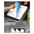 thumbnail image 1 of View-Tab Transparent Index Dividers, 8-Tab, 11 x 8.5, Assorted, 5 Sets, 1 of 2