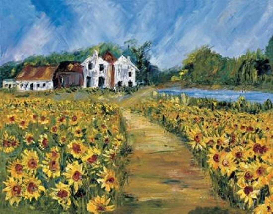 View at the malthouse Canvas Art - Marijke Cruysberg (22 x 28)