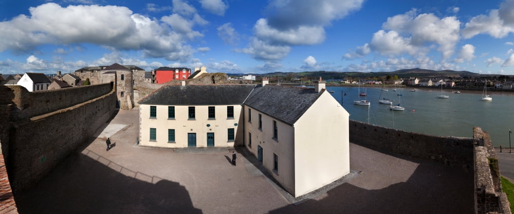 View from King Johns Castle Dungarvan County Waterford Ireland Canvas Art - Panoramic Images (27 x 9)
