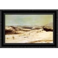 thumbnail image 1 of View from Olana in the Snow 24x17 Black Ornate Wood Framed Canvas Art by Church, Frederic Edwin, 1 of 2