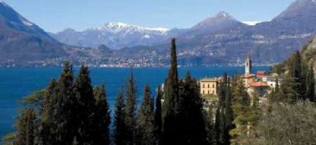 View from Varenna Canvas Art - Rita Crane (10 x 20)