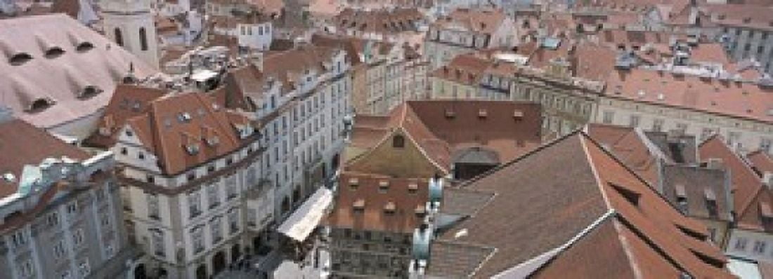View from old town hall Prague Czech Republic Canvas Art - Panoramic Images (18 x 7)