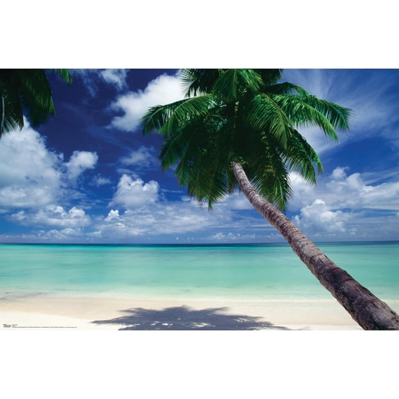 View from the Beach Wall Poster, 22.375" x 34"