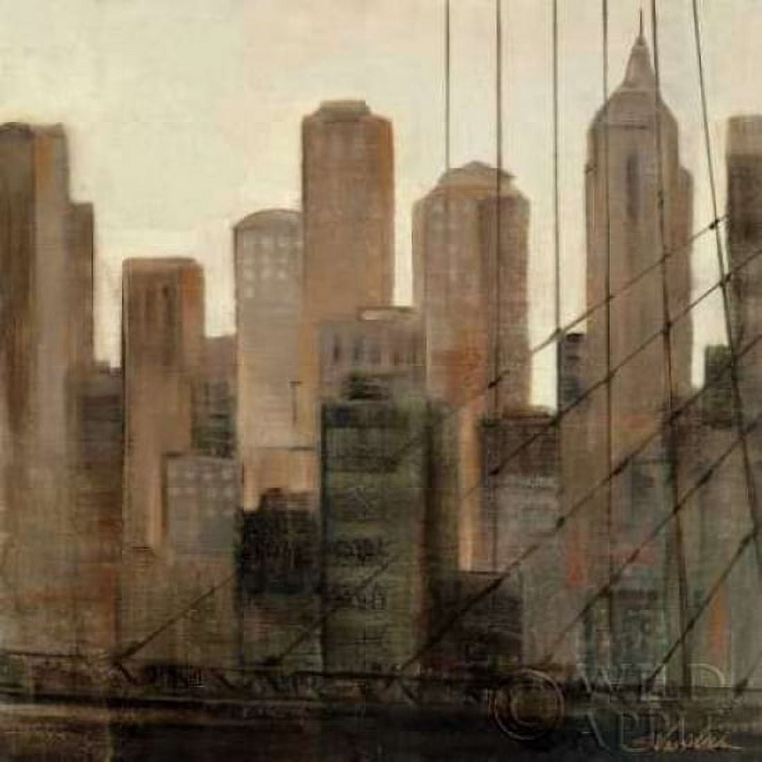 View from the Bridge I Canvas Art - Silvia Vassileva (24 x 24)