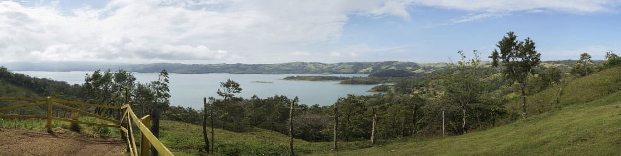 View of Arenal Volcano National Park Costa Rica Canvas Art - Panoramic Images (36 x 9)