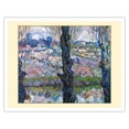 thumbnail image 1 of View of Arles France Flowering Orchards - From an Original Color Painting by Vincent Van Gogh c.1889 - Fine Art Matte Paper Print (Unframed) 11x14in, 1 of 4