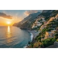 thumbnail image 1 of View of Beautiful Amalfi On Hills Leading Down to The Coast, Campania, Italy - Premium 300 Piece Jigsaw Puzzle for Adults, 1 of 7