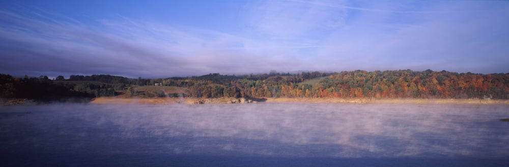View of Cherokee Lake Morristown Hamblen County Tennessee USA Canvas Art - Panoramic Images (12 x 36)