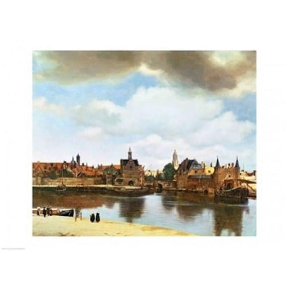 View of Delft Poster Print by Johannes Vermeer - 24 x 18 in.