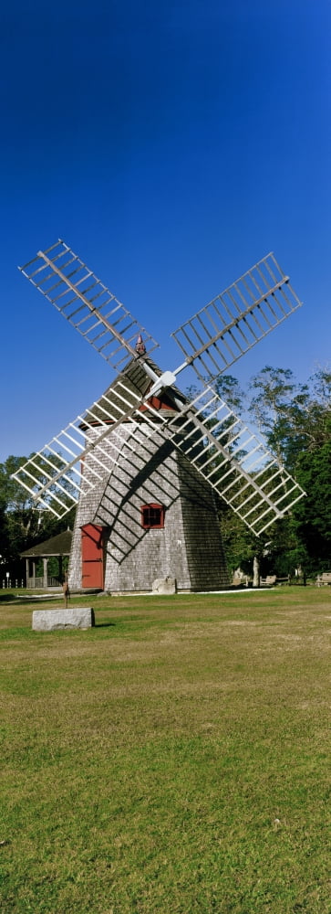 View of Eastham Windmill Eastham Cape Cod Barnstable County Massachusetts USA Canvas Art - Panoramic Images (7 x 18)
