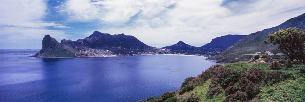 View of Hout Bay Cape Peninsula Western Cape Province South Africa Canvas Art - Panoramic Images (27 x 9)