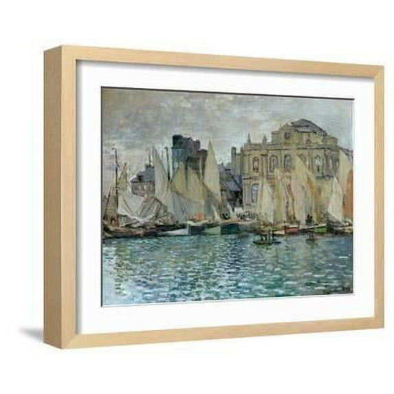 View of Le Havre, 1873, Scenic Framed Art Print Wall Art by Claude Monet Sold by Art.Com