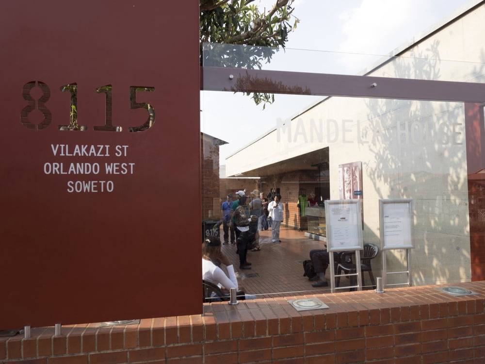 View of Mandela House Soweto Johannesburg Gauteng Province South Africa Canvas Art - Panoramic Images (12 x 16)