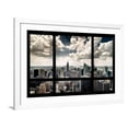thumbnail image 1 of Art.com View of Manhattan, New York from Window Photographic Print by Steve Kelley, White Frame Wall Art, 44" x 32", 1 of 4