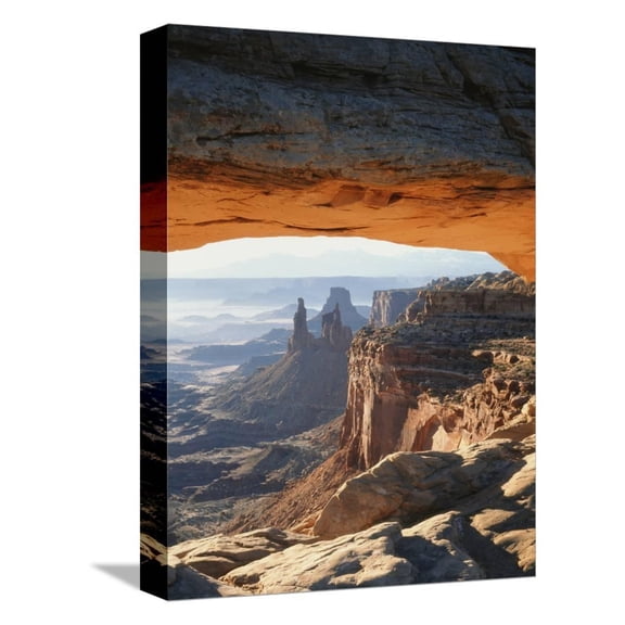 View of Mesa Arch at Sunrise, Canyonlands National Park, Utah, USA, Scenic Stretched Canvas Wall Art by Scott T Smith Sold by Art.Com