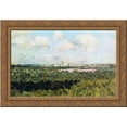 thumbnail image 1 of View of Novodevichy monastery 24x18 Gold Ornate Wood Framed Canvas Art by Isaac Levitan, 1 of 2
