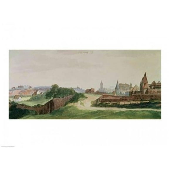 View of Nuremberg Poster Print by Albrecht Durer - 36 x 24 in. - Large