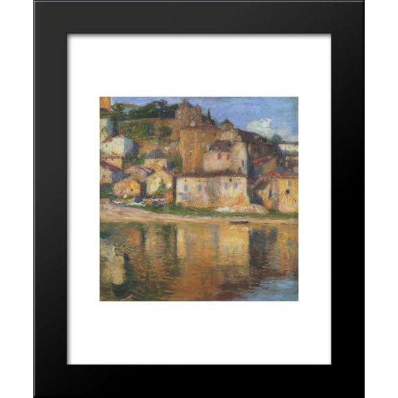 View of Puy l'Eveque 20x24 Framed Art Print by Martin, Henri