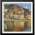 thumbnail image 1 of View of Puy l'Eveque 28x28 Large Black Wood Framed Print Art by Henri Martin, 1 of 2