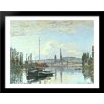 thumbnail image 1 of View of Rouen 36x28 Large Black Wood Framed Print Art by Claude Monet, 1 of 2