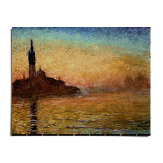 View of San Giorgio Maggiore - Claude Monet - 8x10 - Wall Art Print - UNFRAMED