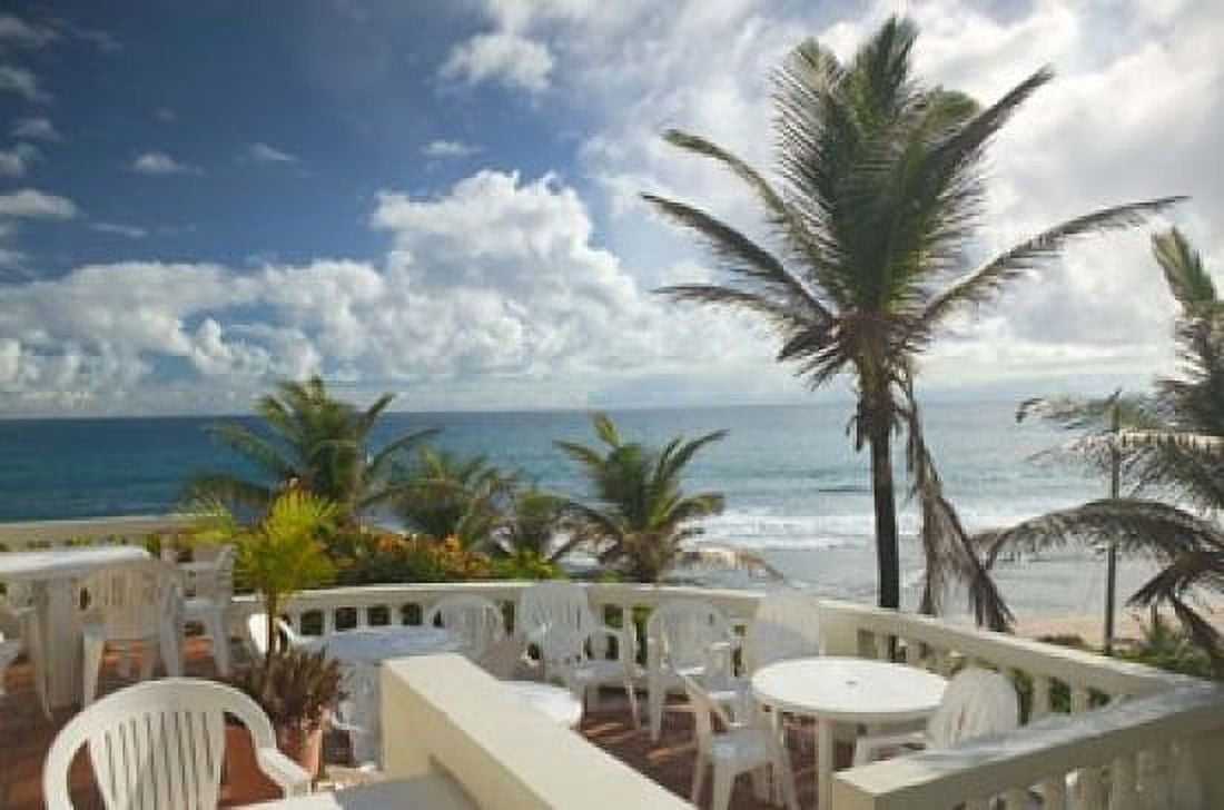 View of Soup Bowl Beach Bathsheba Barbados Caribbean Canvas Art - Walter Bibikow DanitaDelimont (17 x 11)