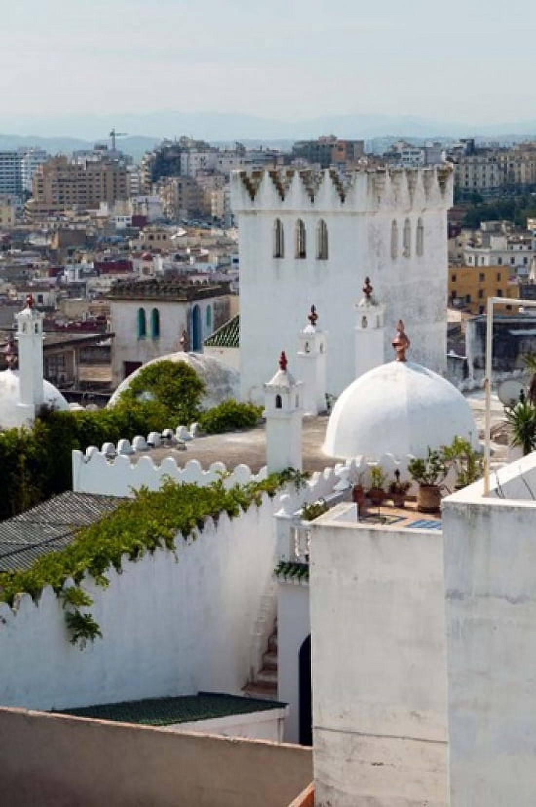 View of Tangier from the Medina Tangier Morocco Canvas Art - Nico Tondini DanitaDelimont (23 x 35)