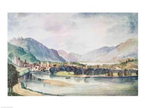 View of Trente 1494 Canvas Art - Albrecht Durer (24 x 18)