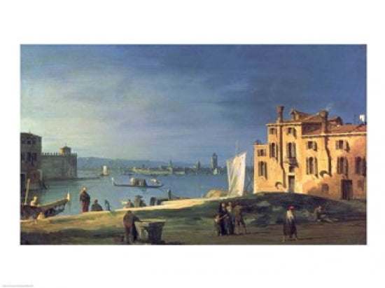 View of Venice Canvas Art - Giovanni Antonio Canaletto (24 x 18)