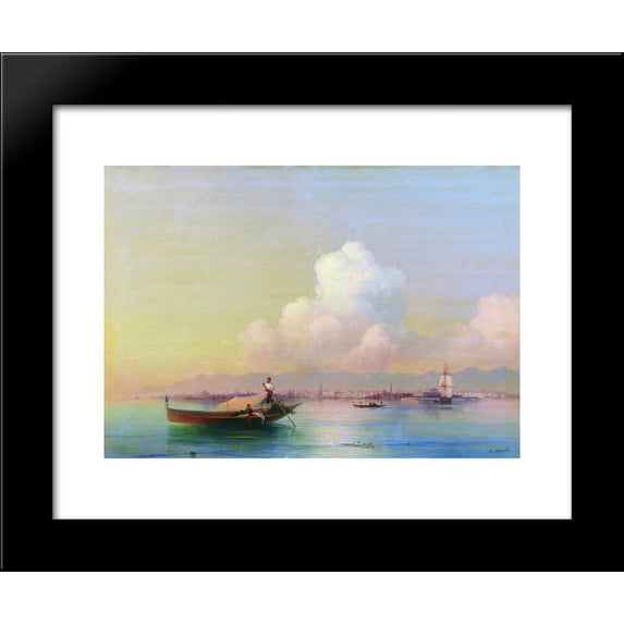 View of Venice from Lido 20x24 Framed Art Print by Aivazovsky, Ivan