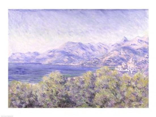 View of Ventimiglia 1884 Canvas Art - Claude Monet (24 x 18)