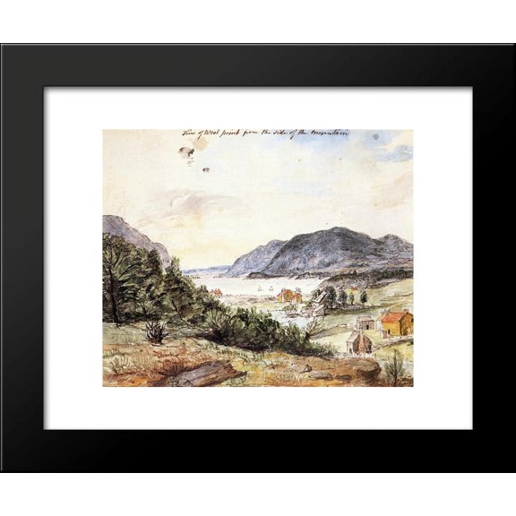 View of West Point from the Side of the Mountain 20x24 Framed Art Print by Pe...