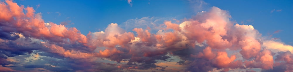 View of clouds in the sky Canvas Art - Panoramic Images (36 x 12)