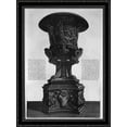 thumbnail image 1 of View of elevation above the vessel 28x38 Large Black Ornate Wood Framed Canvas Art by Giovanni Battista Piranesi, 1 of 2