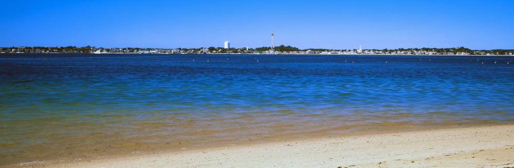 View of ocean Provincetown Cape Cod Barnstable County Massachusetts USA Canvas Art - Panoramic Images (12 x 36)