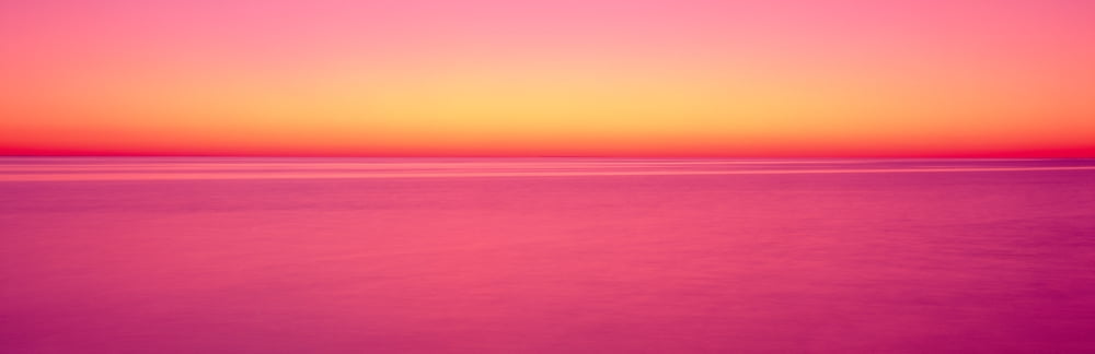 View of ocean at sunset Cape Cod Massachusetts USA Canvas Art - Panoramic Images (12 x 36)