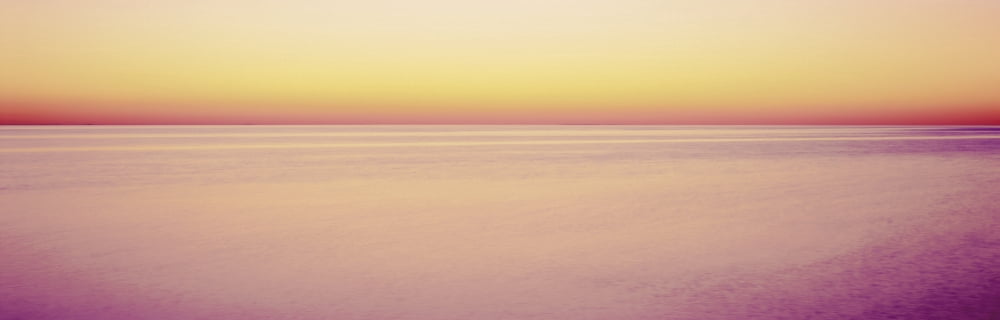 View of ocean at sunset Cape Cod Massachusetts USA Canvas Art - Panoramic Images (12 x 36)