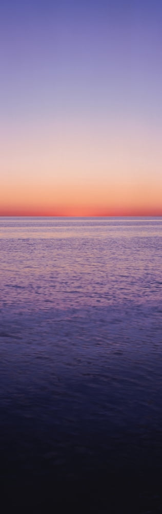 View of ocean at sunset Cape Cod Massachusetts USA Canvas Art - Panoramic Images (6 x 18)