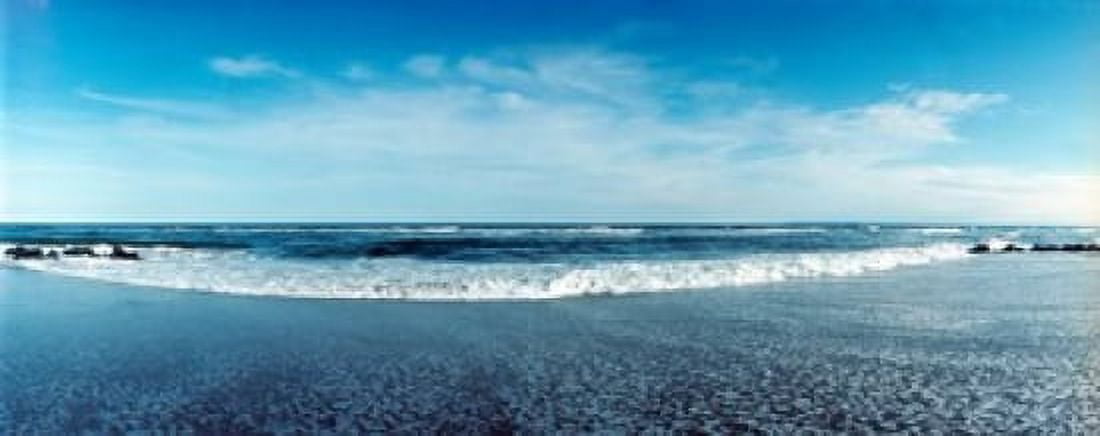 View of the Atlantic Ocean at Fort Tilden beach Queens New York City New York State USA Canvas Art - Panoramic Images (30 x 12)