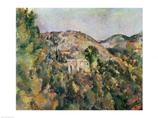 View of the Domaine Saint-Joseph late 1880s Canvas Art - Paul Cezanne (36 x 24)