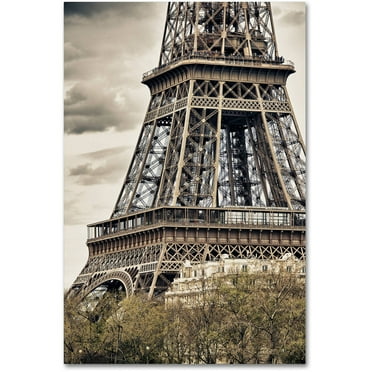 "View of the Eiffel Tower" Canvas Art by Philippe Hugonnard