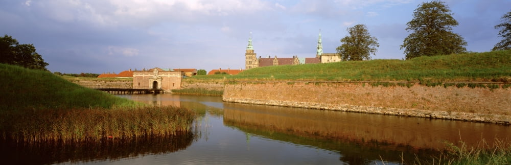 View of the Kronborg Castle Helsingor Denmark Canvas Art - Panoramic Images (6 x 18)