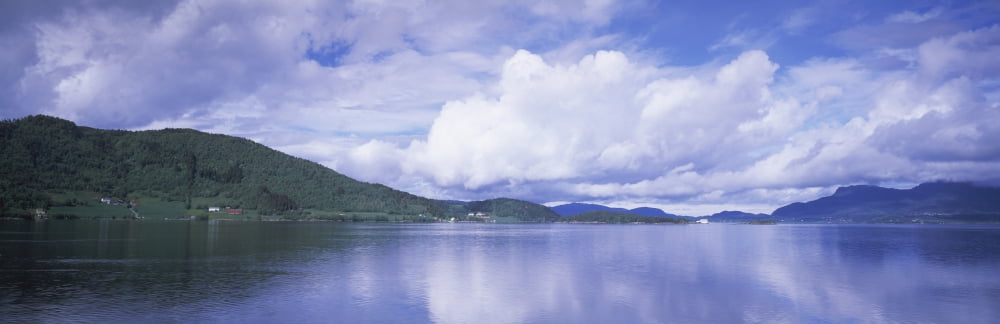 View of the Kvernesfjorden Kristiansund Norway Canvas Art - Panoramic Images (12 x 36)